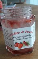 Mängden socker i Confiture gelée groseilles fraise