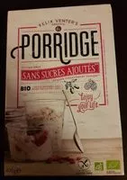 Mängden socker i Porridge fruits rouges/goji