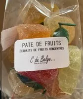 Mängden socker i Pâte de fruits