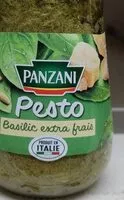 Mängden socker i pesto basilic extra frais produit en Italie