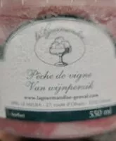 Mängden socker i Sorbet pêche de vigne