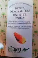 Mängden socker i Dattes dénoyautées