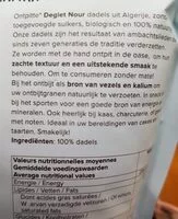 Mängden socker i Tartinade de dattes