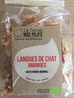 Mängden socker i Langues de chat amandes