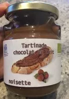 Mängden socker i Tartinade chocolat au lait noisette