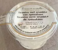 Mängden socker i Tiramisu avec crumble de speculoos