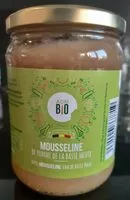 Mängden socker i Mousseline de pomme Bio sans sucre