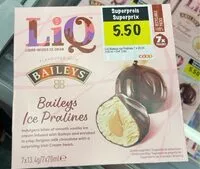 Mängden socker i Baileys Ice Pralines