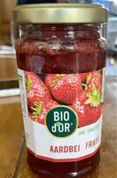 Mängden socker i confiture fraise