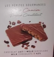 Mängden socker i Pave cinatien praliné croustillant