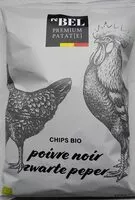 Mängden socker i Chips bio poivre noir