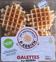 Mängden socker i Galettes au beurre