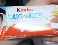 Mängden socker i Kinder Fetta al latte