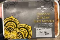 Mängden socker i Tandoori Chicken Tikka Masala