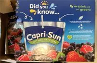 Mängden socker i Caprisun