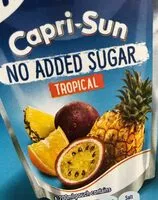 Mängden socker i Capri-Sun Tropical - No added sugar