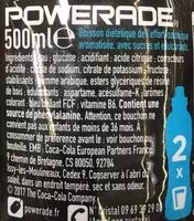 Mängden socker i Powerade Ice Storm 50CL (X12)