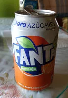 Mängden socker i Fanta naranja zero azúcares