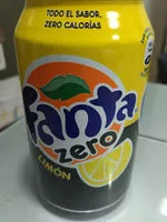 Mängden socker i Fanta limón zero azúcares