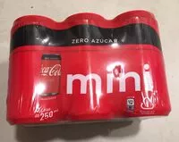 Mängden socker i Coca cola zero mini