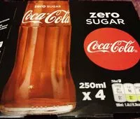 Mängden socker i Zero sugar Coke glass bottles