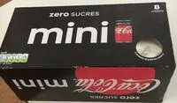 Mängden socker i Mini coca cola zero sucres