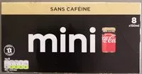 Mängden socker i Mini coca cola zéro sans cafeine
