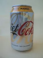 Mängden socker i Diet Coke Exotic Mango