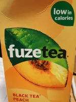 Mängden socker i Fuzetea black tea peach