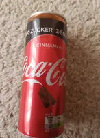 Mängden socker i Coca cola zero sugar - cinnamon