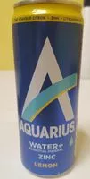 Mängden socker i Aquarius zinc Lemon