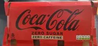 Mängden socker i Coca cola zero suger zero caffeine
