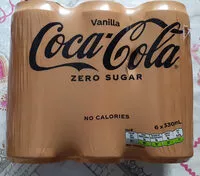 Mängden socker i Coca-Cola zero sugar Vanilla