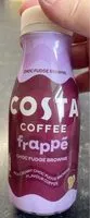 Mängden socker i costa coffe frappé choc fudge brownie