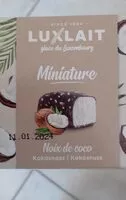 Mängden socker i Miniaturz noix de coco