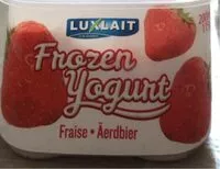 Mängden socker i Frozen yogurt - fraise