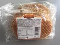Mängden socker i Gaufres Fourrées Saveur Vanille
