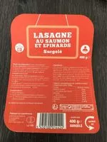 Mängden socker i Lasagne au saumon et epinards surgelé