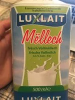 Mängden socker i Mëllech