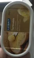 Mängden socker i Luxlait Tartinable, streichfähige Butter