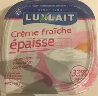 Mängden socker i Crème fraîche épaisse