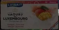 Mängden socker i Yaourt du Luxembourg - Mangue & Curcuma