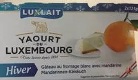 Mängden socker i Yaourt du Luxembourg - Fromage blanc avec mandarine