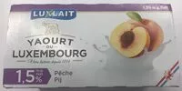 Mängden socker i Yaourt du Luxembourg - Pêche