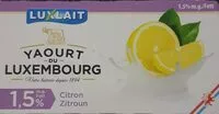 Mängden socker i Luxlait Yaourt Citron
