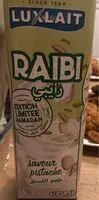 Mängden socker i Raibi - Lait fermenté aromatisé à la saveur pistache