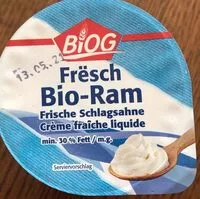 Mängden socker i Crème fraîche liquide