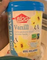 Mängden socker i Crème glacée à la vanille