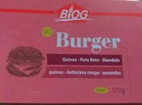 Mängden socker i Burger  quinoa - betterave rouge - amandes