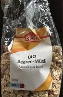 Mängden socker i Bio Beeren-Müsli